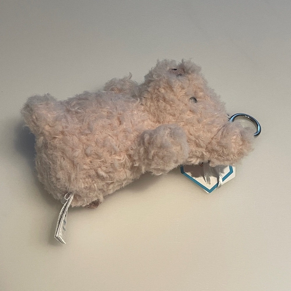 BNWT RARE Jellycat LITTLE PIG BAG CHARM Keychain Soft RARE HTF Farm Plush Key - Picture 2 of 6